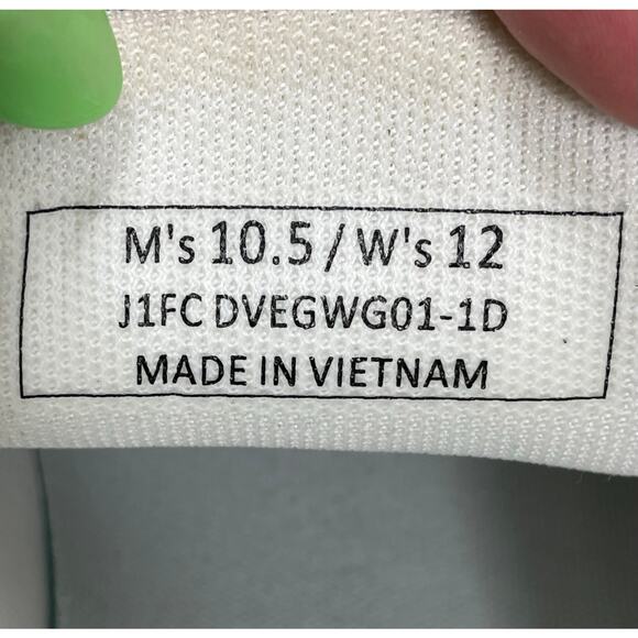 Kizik Vegas Sneakers Clover Green & White Leather Men’s 10.5 Classic Casual - Picture 13 of 13